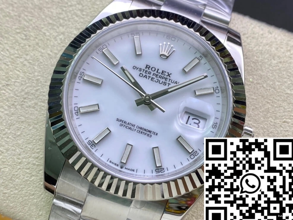 805 Dial Factory Rolex White Datejust M126334-0009 FreshLook Clean 0719